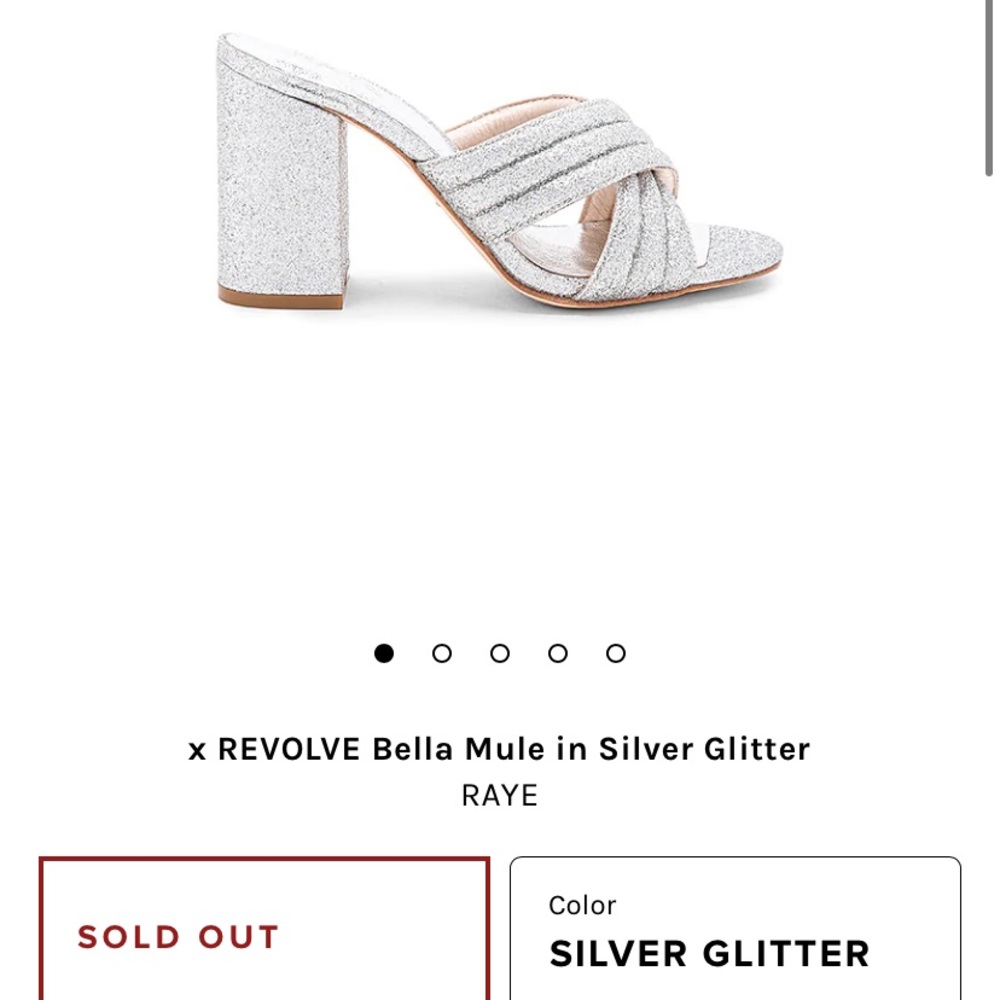 Raye shoes size 8 mule